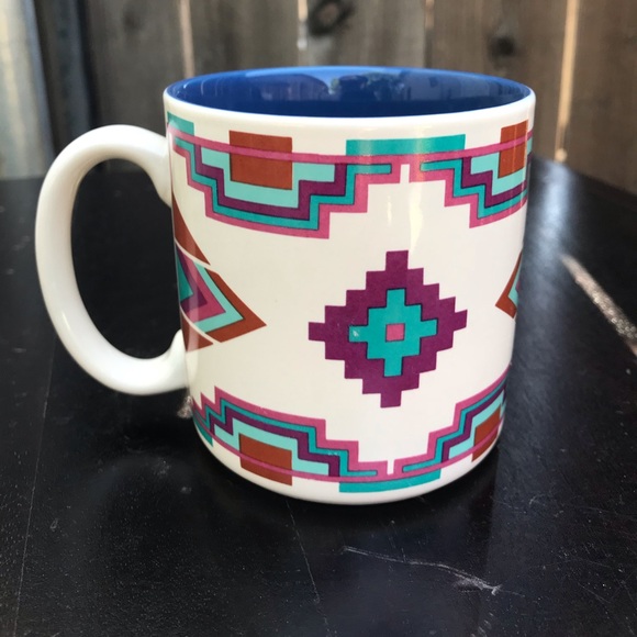 Vintage Southwestern Santa Fe Style Coffee Mug - Picture 2 of 4